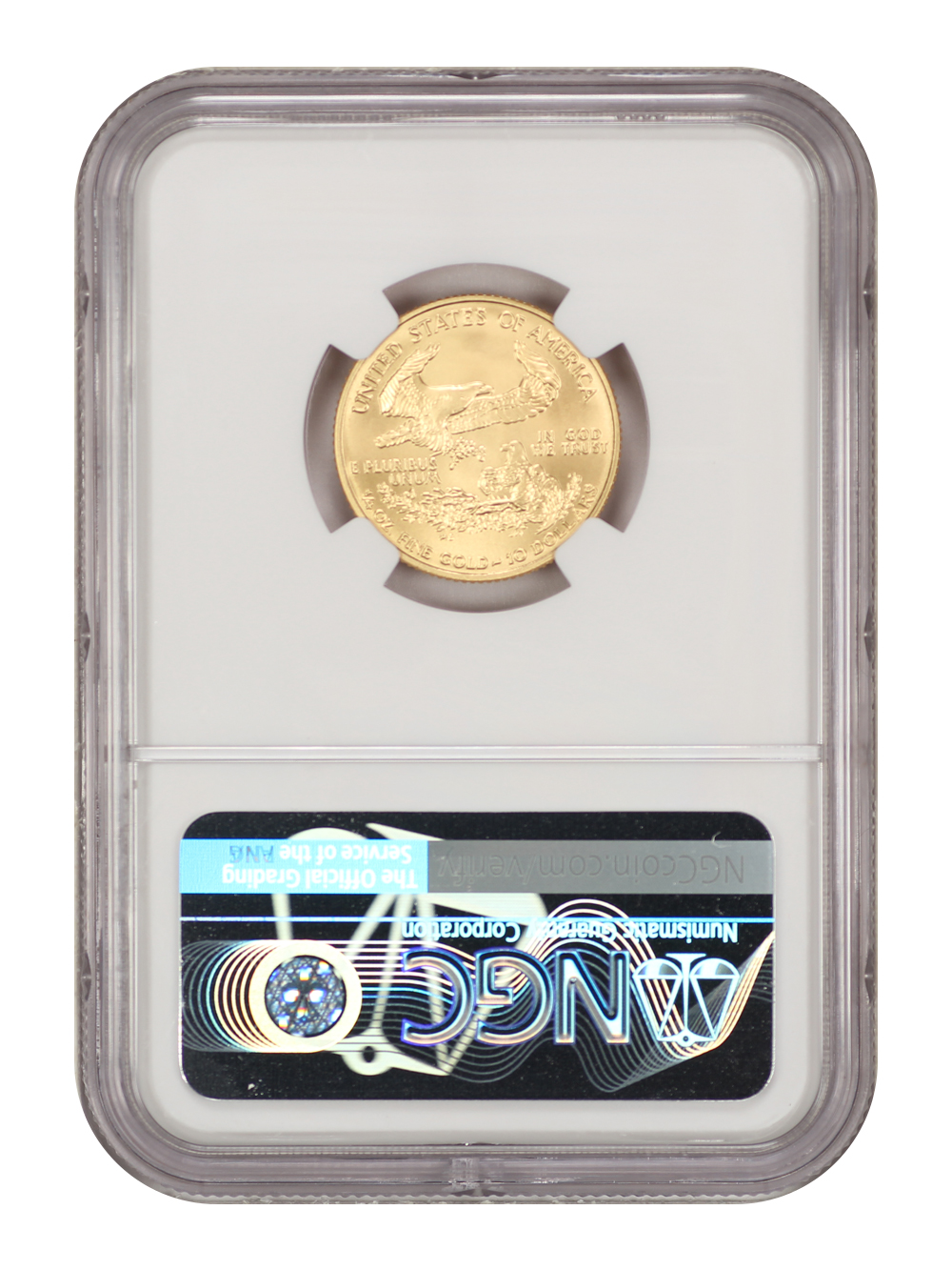 2007-W $10  Gold Eagle, Burnished MS70 thumbnail 24