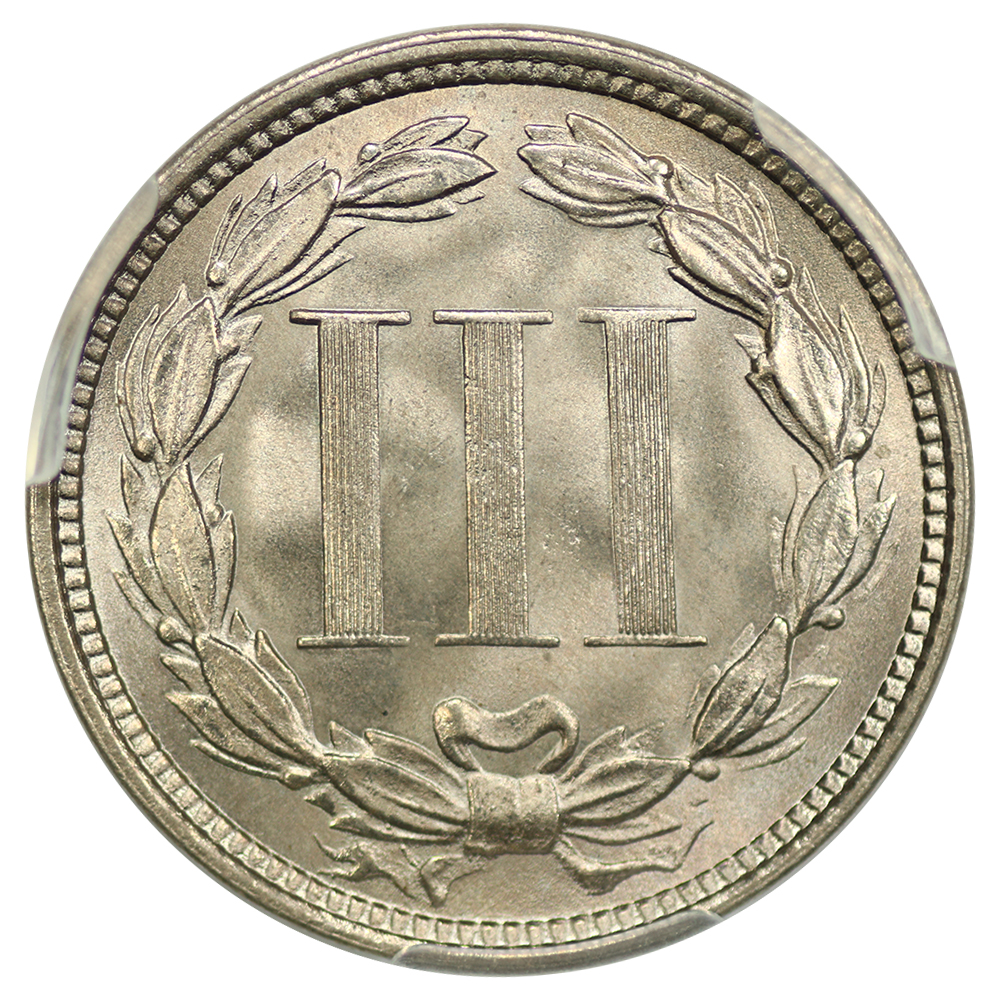 1875 3cN MS66 CAC thumbnail 2