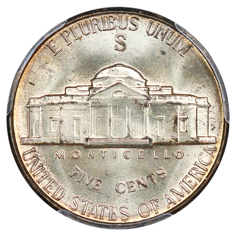 1942-S 5c Silver MS FS MS65 FS thumbnail 2