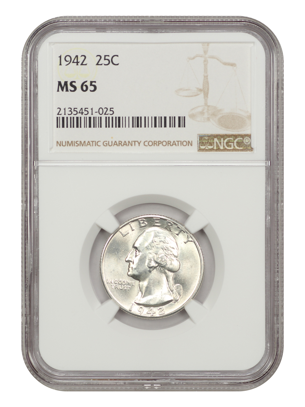 1942 25c MS60 thumbnail 21