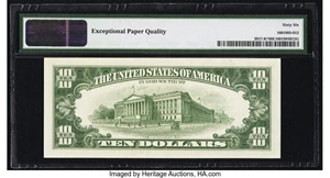 image for: Fr. 2017-K* $10 1963A Federal Reserve Star Note. PMG Gem Uncirculated 66 EPQ....