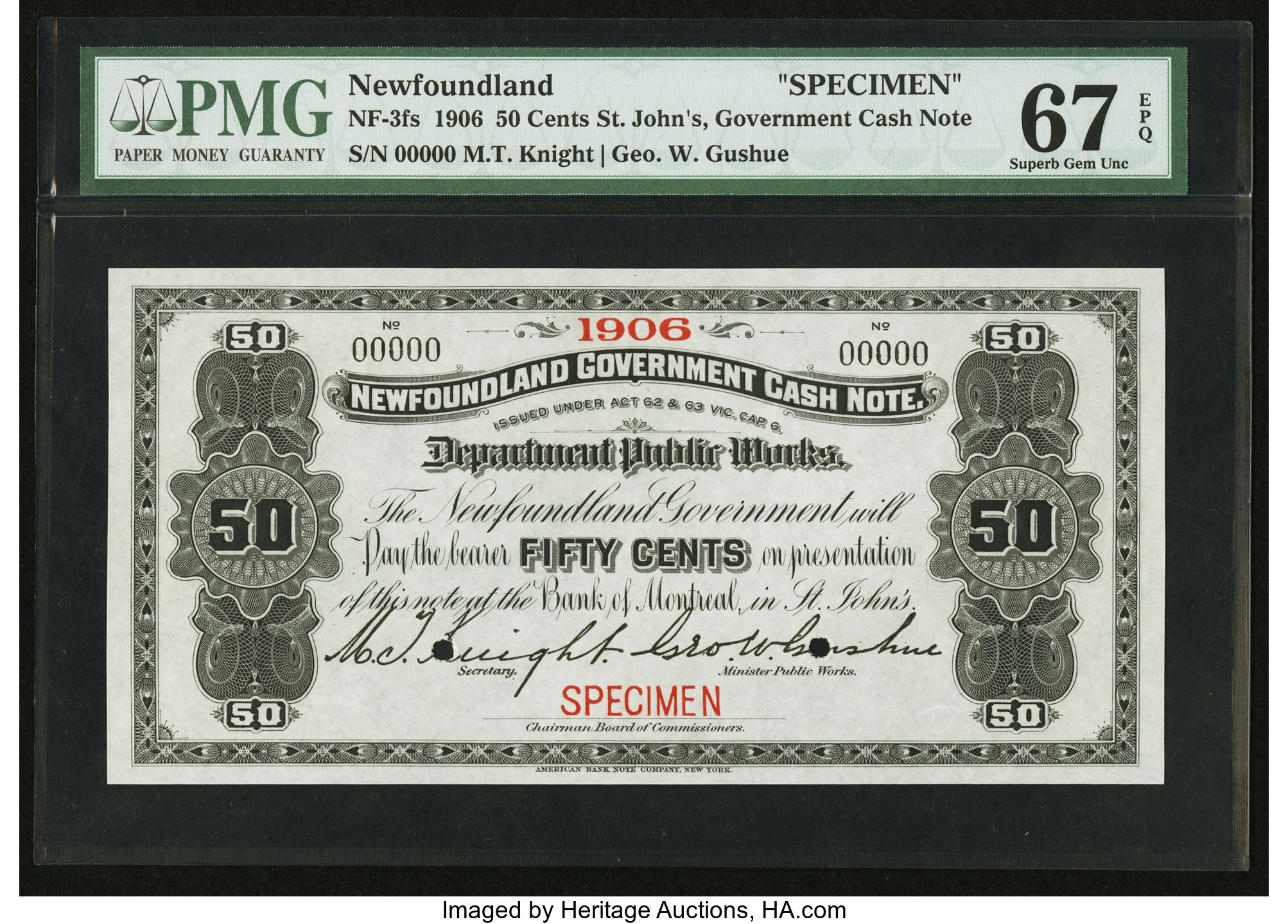 image for: Newfoundland  50 cents(B202b)