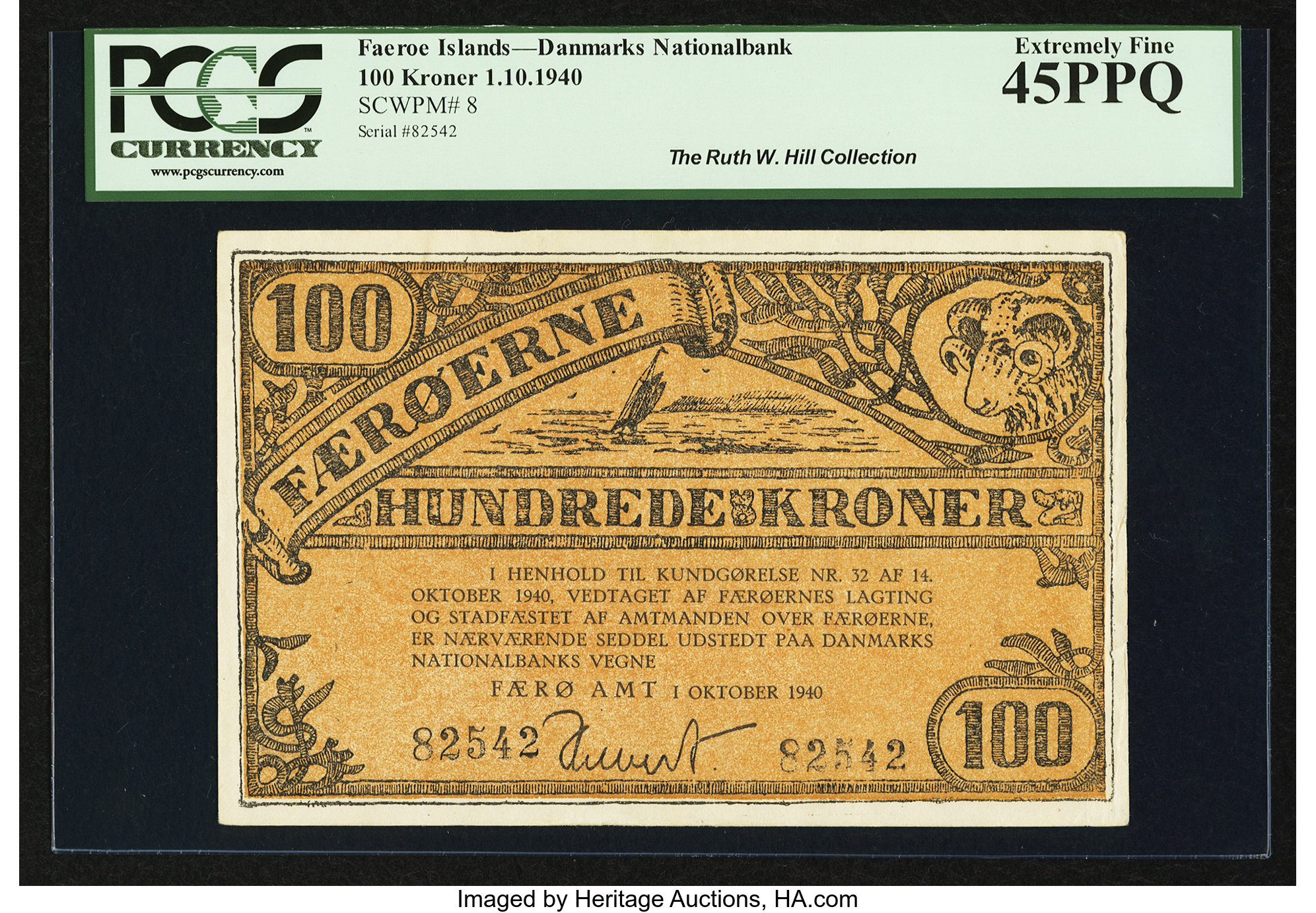 image for: Faroe Islands  100 kroner(B107a)