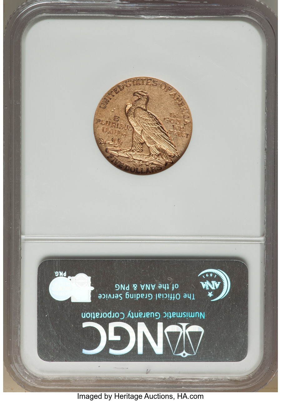 1908-S $5 VF30 thumbnail 4
