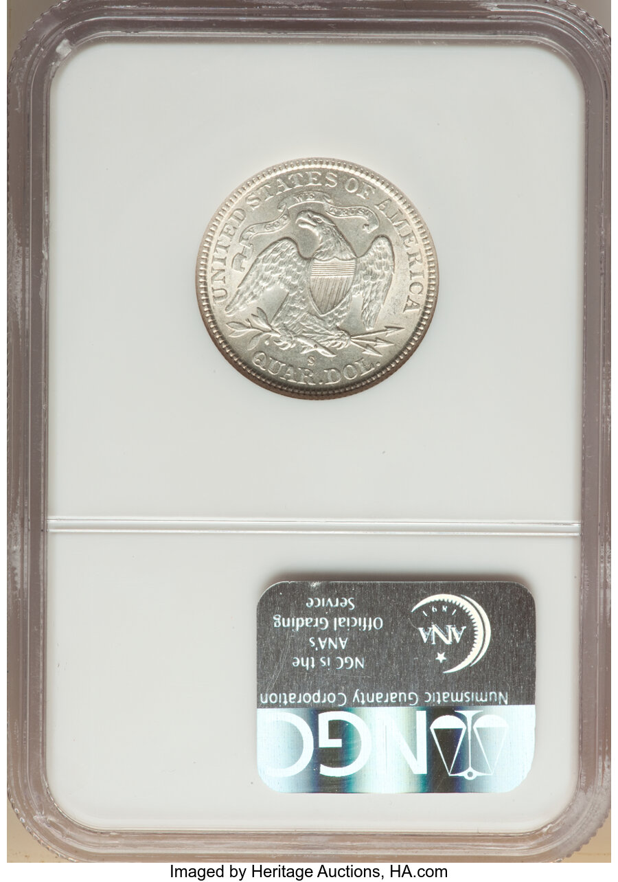 1891-S 25c MS61 thumbnail 2