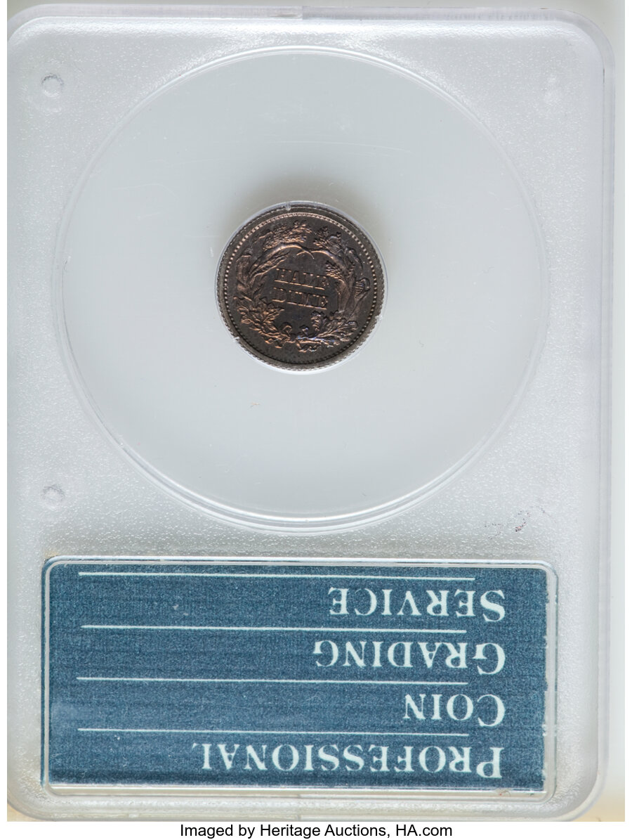1865 H10c PR62 CAC thumbnail 3
