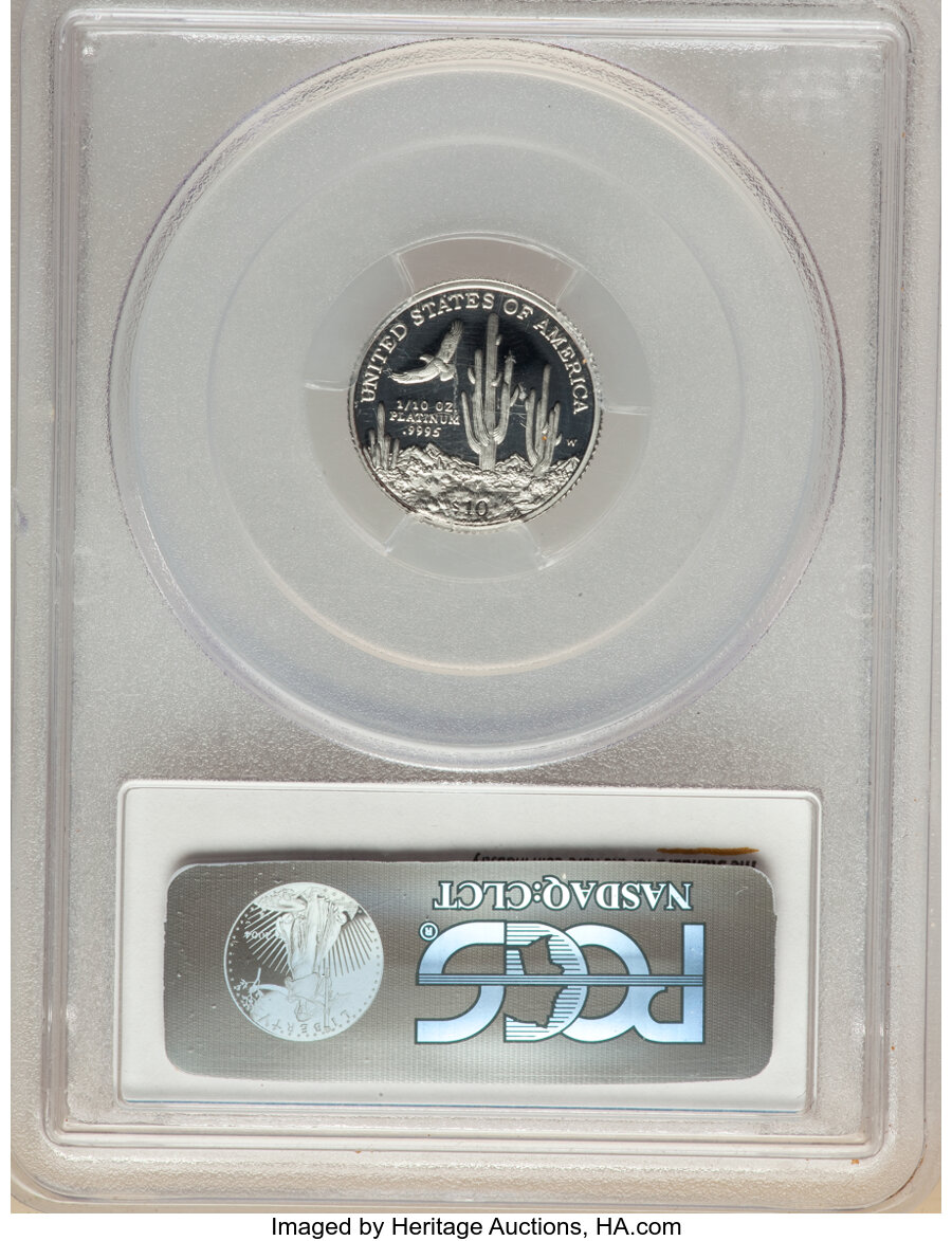 2001-W $10  Platinum Eagle PR DCAM PR70 DCAM thumbnail 6