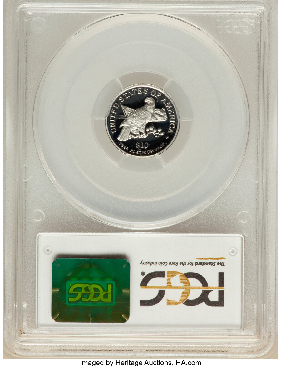 2003-W $10  Platinum Eagle PR DCAM PR69 DCAM thumbnail 4