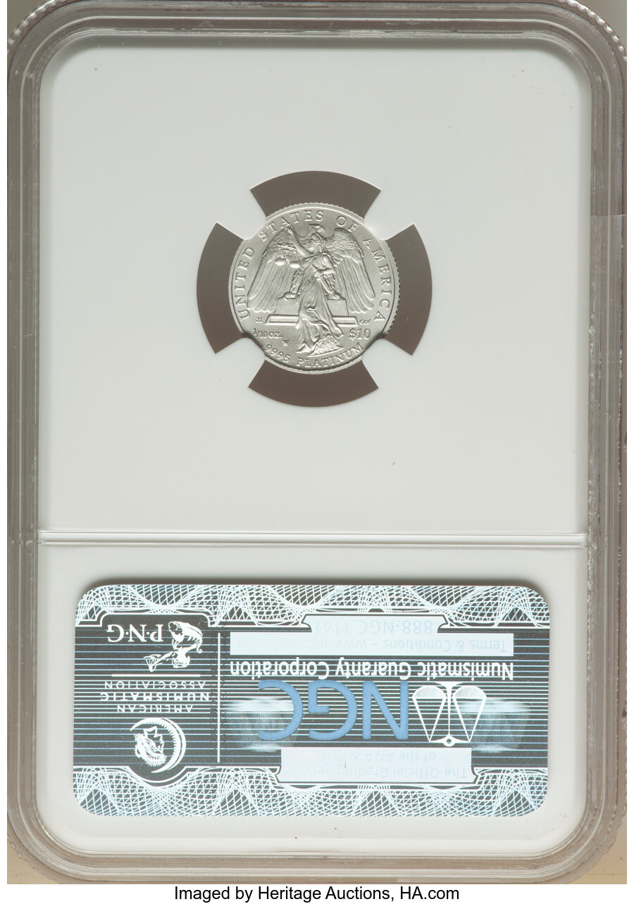 2008-W $10  Platinum Eagle, Burnished MS66 thumbnail 22