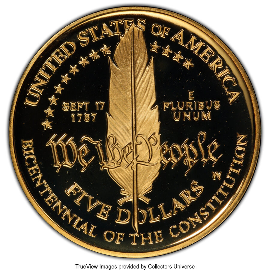 1987-W G$5  Constitution Bicentennial PR DCAM PR69 DCAM thumbnail 11