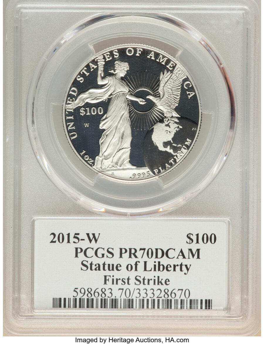 2015-W P$100  Platinum Eagle PR DCAM PR66 DCAM CAC thumbnail 23