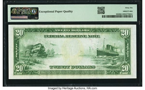 image for: Fr. 984 $20 1914 Federal Reserve Note PMG Gem Uncirculated 66 EPQ....