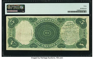 image for: Fr. 75 $5 1880 Legal Tender PMG Extremely Fine 40....