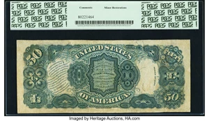image for: Fr. 162 $50 1880 Legal Tender PCGS Very Fine 30....