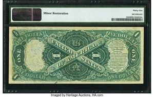 image for: Fr. 24 $1 1875 Legal Tender PMG Choice Very Fine 35....