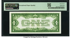 image for: Fr. 1601* $1 1928A Silver Certificate Star. PMG Superb Gem Unc 67 EPQ....