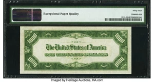 image for: Fr. 2212-A $1,000 1934A Federal Reserve Note. PMG Choice Uncirculated 64 EPQ....