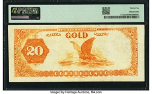 image for: Fr. 1175a $20 1882 Gold Certificate PMG Choice Very Fine 35....
