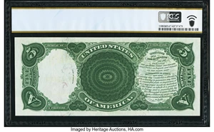 image for: Fr. 87 $5 1907 Legal Tender PCGS Banknote Superb Gem Unc 67 PPQ....