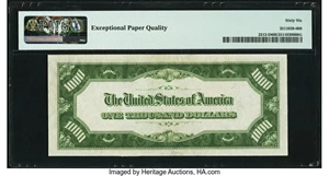 image for: Fr. 2212-D $1,000 1934A Federal Reserve Note. PMG Gem Uncirculated 66 EPQ....