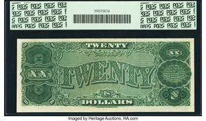 image for: Low Serial Number A12 Fr. 372 $20 1890 Treasury Note PCGS About New 50....