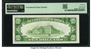 image for: Fr. 2308 $10 1934 Mule North Africa Silver Certificate. PMG Gem Uncirculated 66 EPQ....