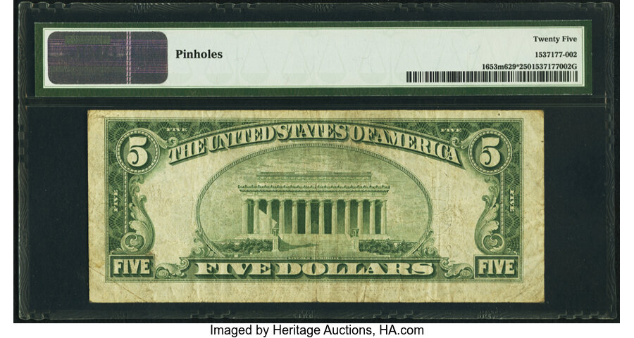 1934C $5  (Fr. 1653) VG8 thumbnail 10