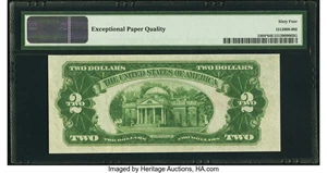 image for: Fr. 1504* $2 1928C Legal Tender Star Note. PMG Choice Uncirculated 64 EPQ....