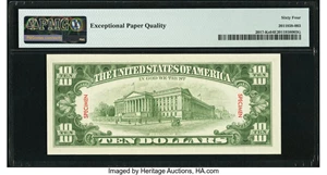 image for: Fr. 2017-K $10 1963A Federal Reserve Specimen Note. PMG Choice Uncirculated 64 EPQ....