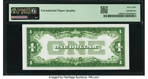 image for: Fr. 1602 $1 1928B Silver Certificate. PMG Superb Gem Unc 68 EPQ....