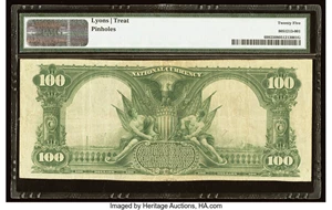 image for: Paducah, KY - $100 1902 Plain Back Fr. 699 The First National Bank Ch. # 1599 PMG Very Fine 25....