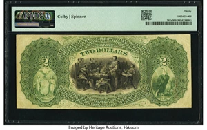 image for: Rome, NY - $2 Original Fr. 387a The Fort Stanwix National Bank Ch. # 1410 PMG Very Fine 30....