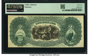 image for: Denver, CO - $2 Original Fr. 387a The Colorado National Bank Ch. # 1651 PMG Choice Extremely Fine 45....