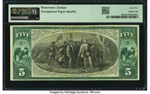 image for: Santa Fe, New Mexico Territory - $5 1875 Fr. 408 The Second National Bank of New Mexico Ch. # 2024 PMG Choice Extremely Fine 4...