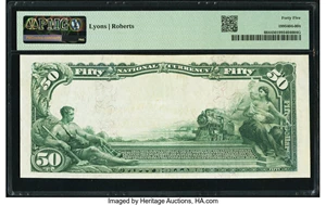 image for: Saint Louis, MO - $50 1902 Red Seal Fr. 664 The Third National Bank Ch. # (M)170 PMG Choice Extremely Fine 45....