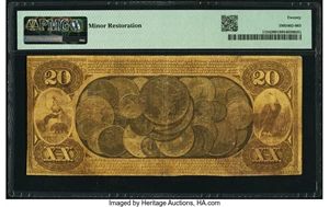 image for: Sacramento, CA - $20 1872 Fr. 1154 The National Gold Bank of D O Mills & Co. Ch. # 2014 PMG Very Fine 20....