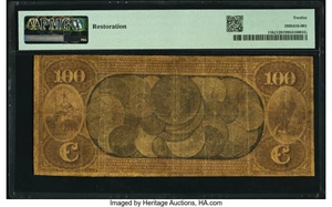 image for: San Francisco, CA - $100 1870 Fr. 1162 The First National Gold Bank Ch. # 1741 PMG Fine 12....