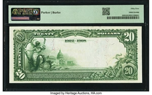 image for: Hearne, TX - $20 1902 Date Back Fr. 649 The First National Bank Ch. # (S)4976 PMG About Uncirculated 55....