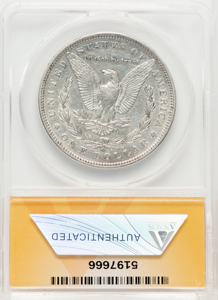 1891-O $1  Weak E Reverse, VAM-3A1 AU50 thumbnail 4