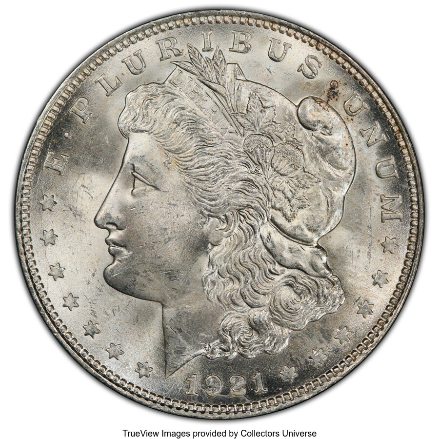 1921 $1  Morgan, Pitted Reverse, VAM-3C1 AG3 thumbnail 19