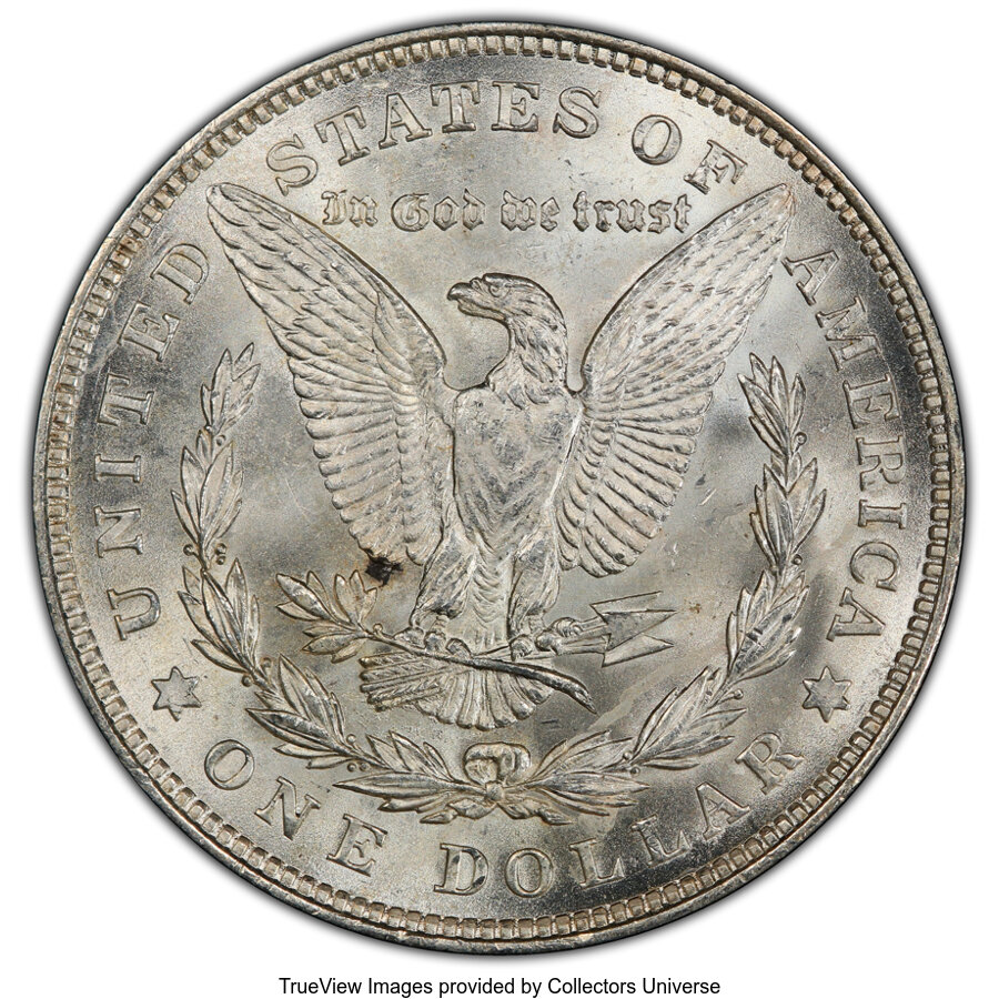 1921 $1  Morgan, Pitted Reverse, VAM-3C1 AG3 thumbnail 20