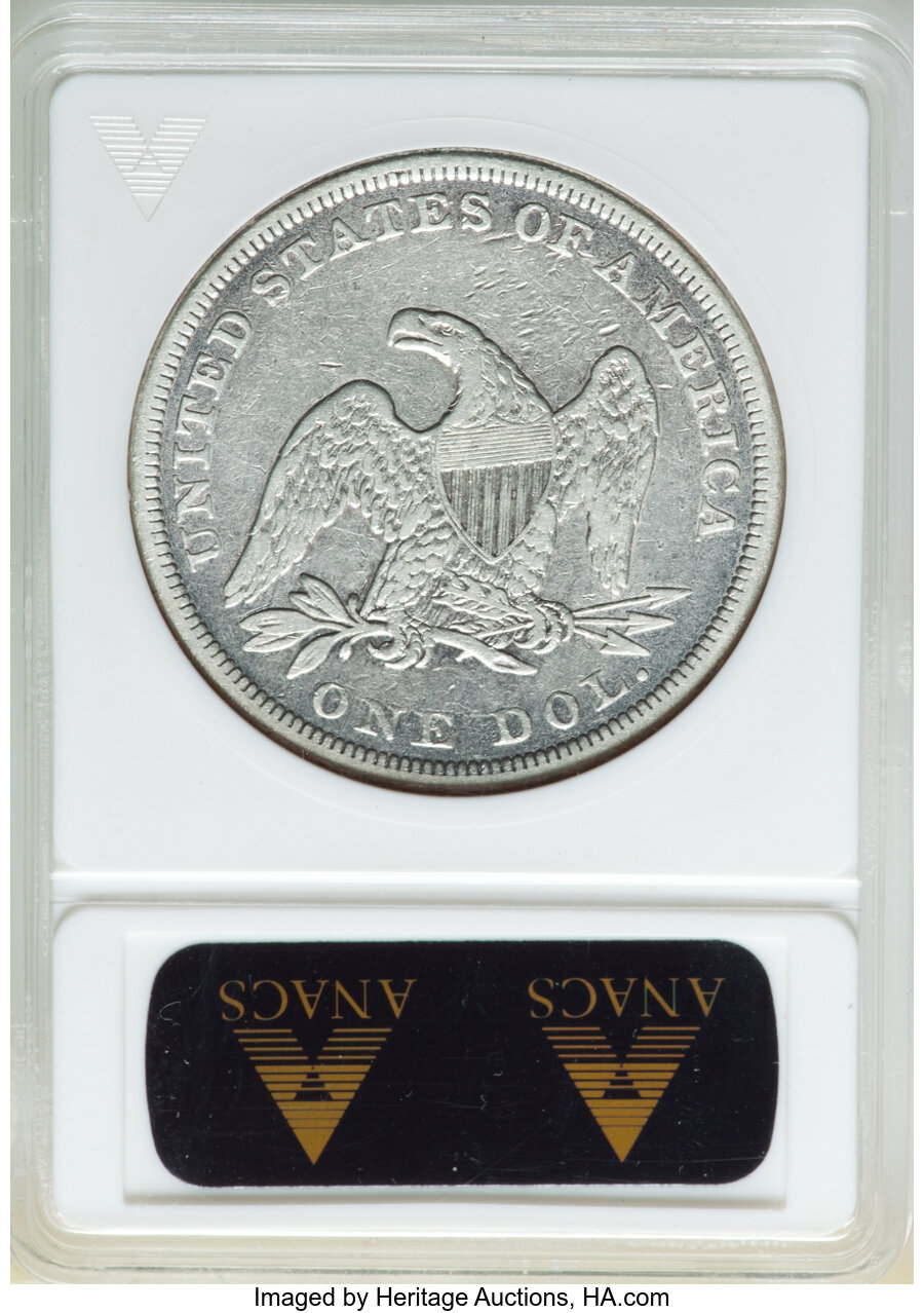 1861 $1 AG3 CAC thumbnail 16