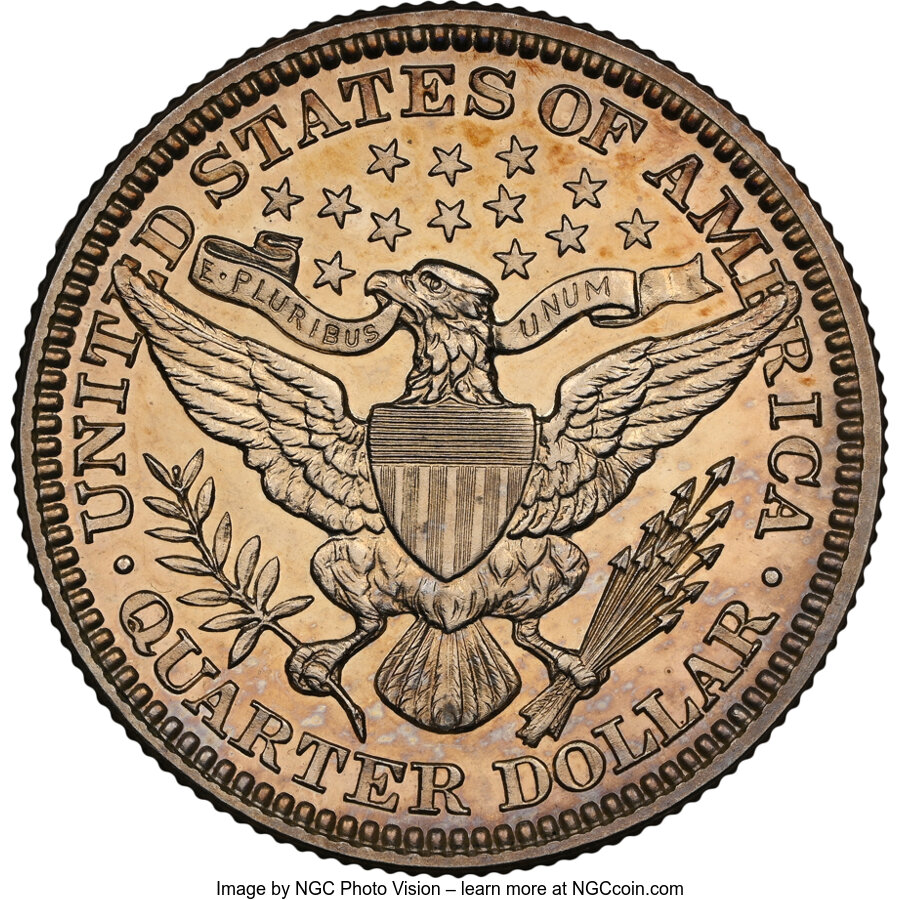 1913 25c PR62 thumbnail 4