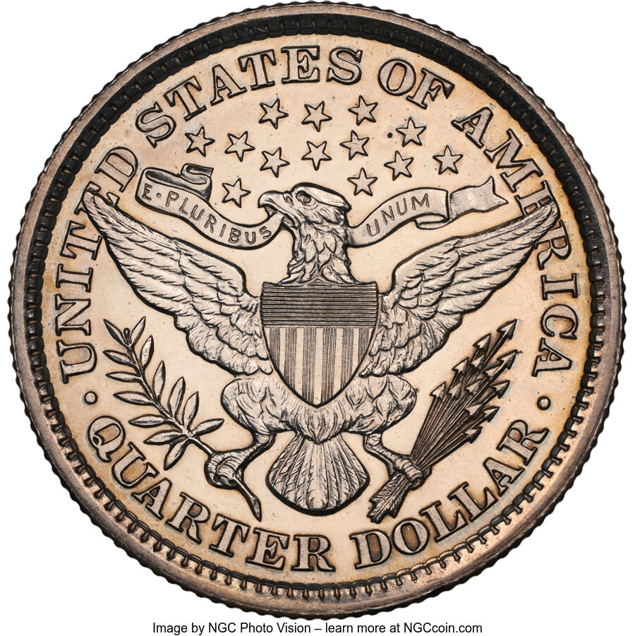 1895 25c AU58 thumbnail 12