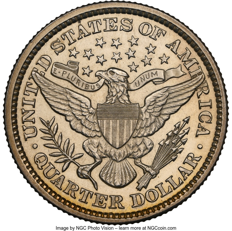 1893 25c AU50 thumbnail 2