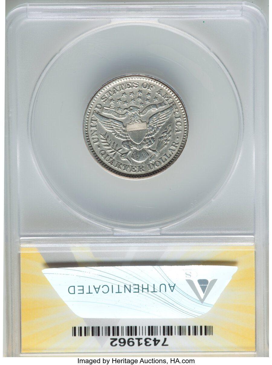1898-O 25c AU50 thumbnail 2