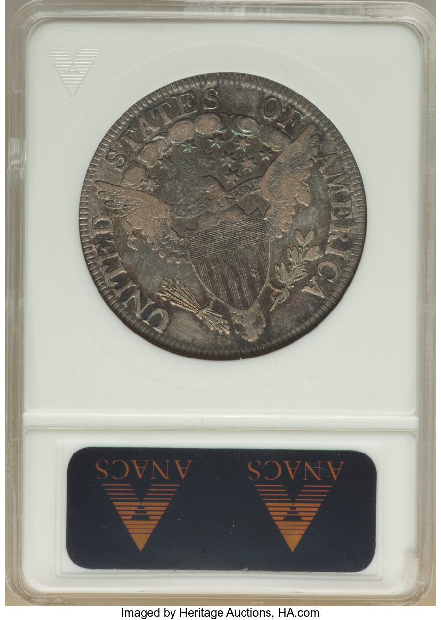 1807 50c Draped Bust, O-109a VF25 CAC thumbnail 2