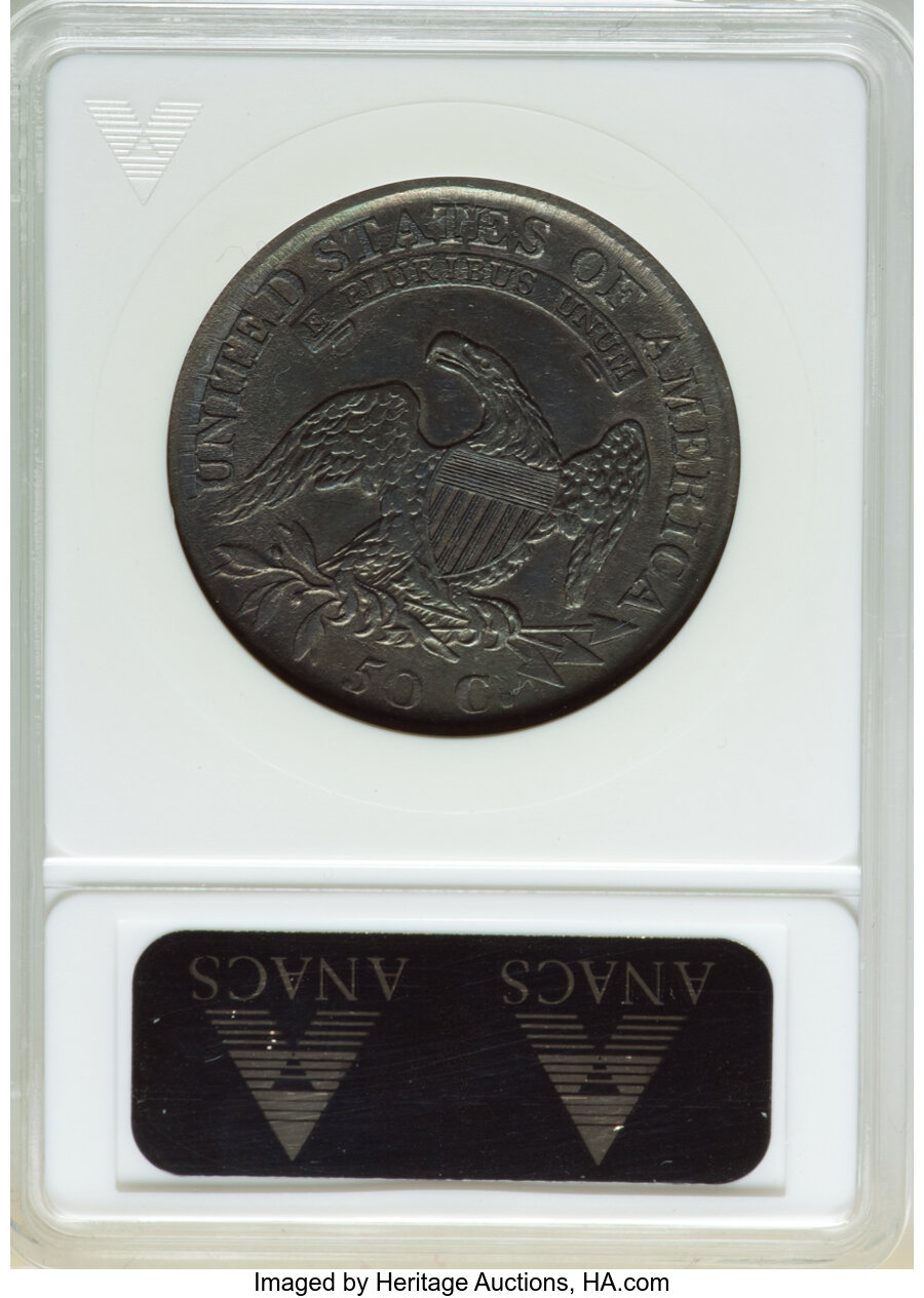 1811 50c Small 8, O-105 G6 thumbnail 6
