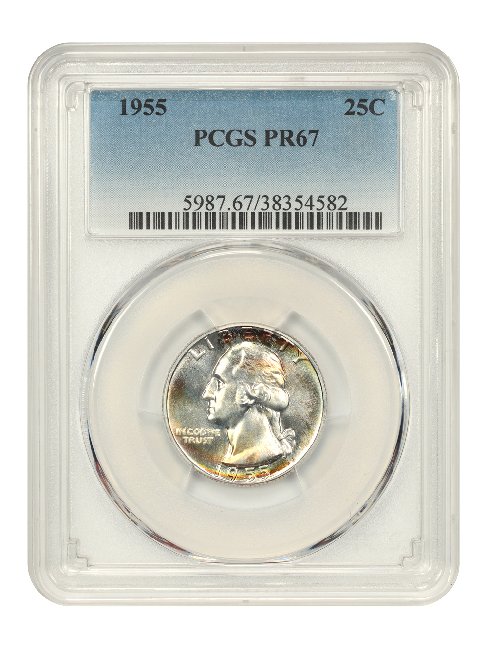 1955 25c PR67 thumbnail 4