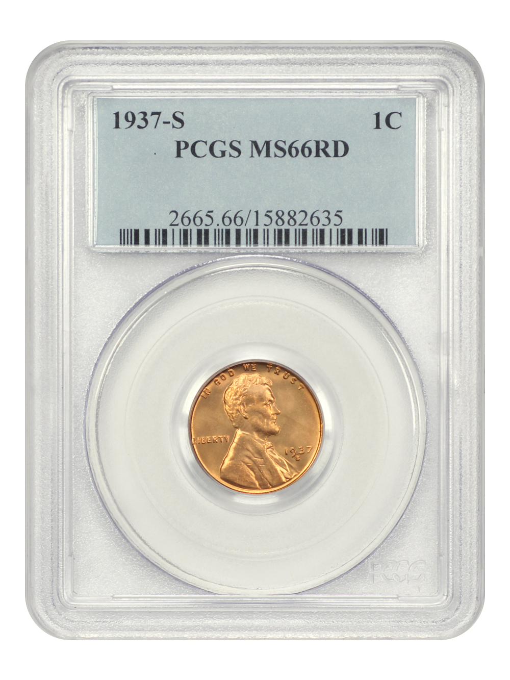 1937-S 1c MS RD MS66 RD CAC thumbnail 9